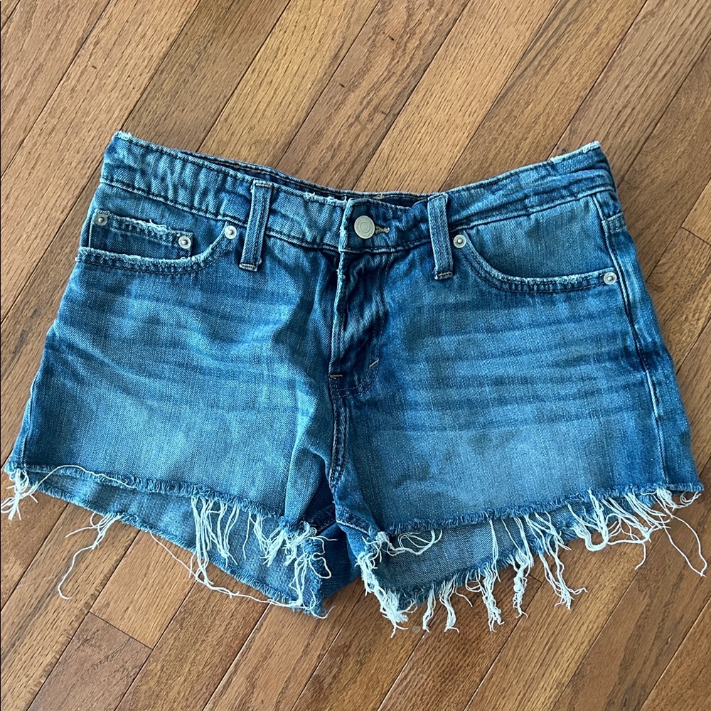 Lucky Brand - Denim Frayed Hem Women Shorts